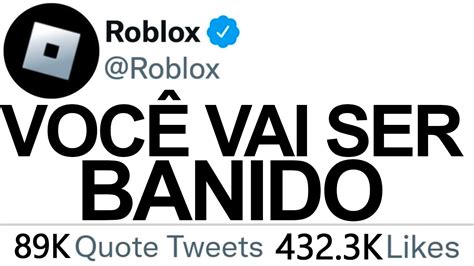 A Nova Atualiza O Do Roblox Vai Te Banir Cuidado Youtube