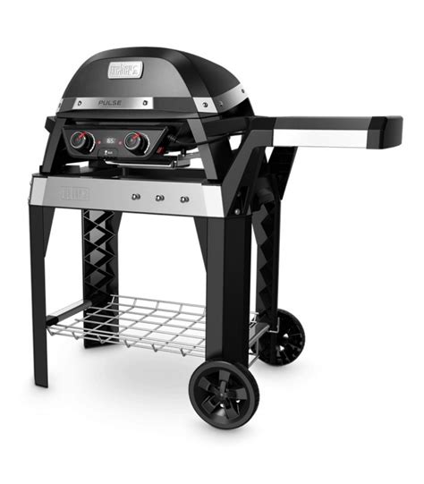 Weber Electric Grill Pulse 2000 Black With Cart Shop Mancini