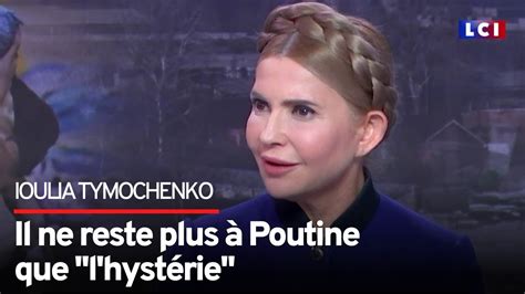 L interview de l ancienne première ministre ukrainienne Replay sur