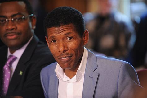 Haile Gebrselassie Sharing His Principles