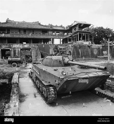 Vietnam War North Vietnamese Tank In Front Of The Ngo Mon Gate Of The