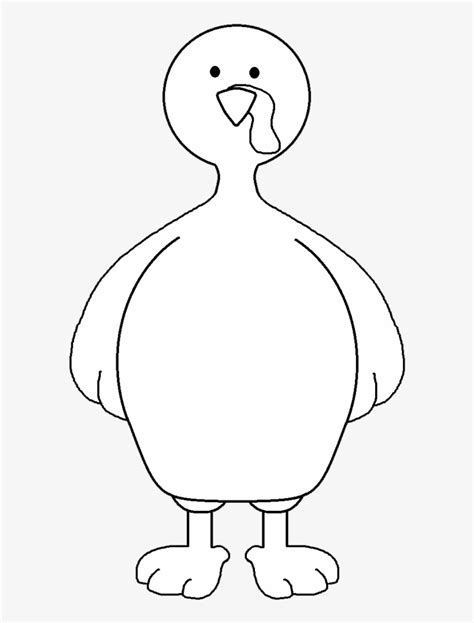 Turkey Outline Without Feathers