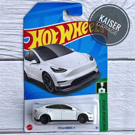 Hot Wheels Tesla Model Y White Shopee Malaysia