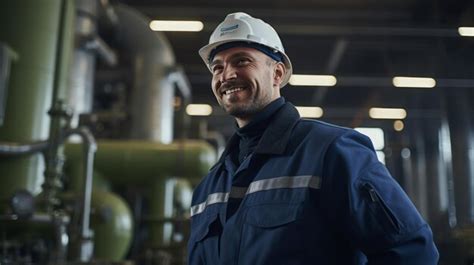 Premium Photo Engineer Working In Gas Plant
