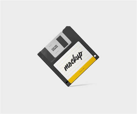 Premium Psd Floppy Disk Mockup Psd Template