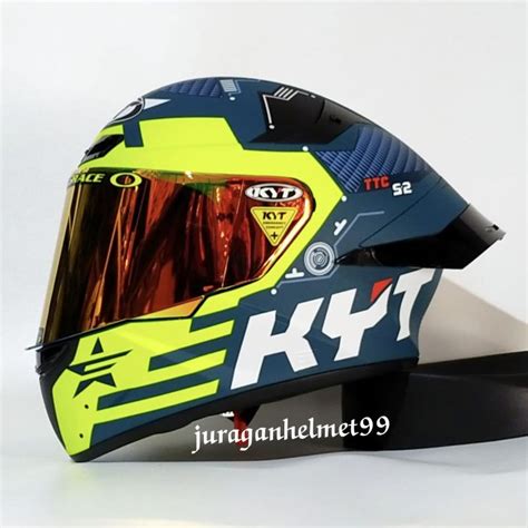 Jual Helm Full Face Kyt Tt Course Fuselage Paket Ganteng Shopee Indonesia