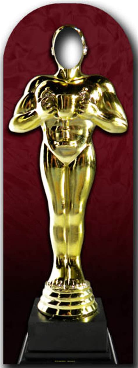 Lifesize Cardboard Cutout Of Award Statue Stand In Ssco180 Buy