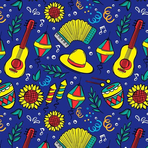 Tecido Para Festa Junina - Tecido Tricoline Estampa Arraia Festa Junina