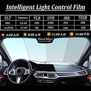 Buy SW Photochromic Window Film Anti UV Intelligent Light Control