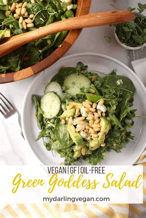 Green Goddess Detox Salad My Darling Vegan