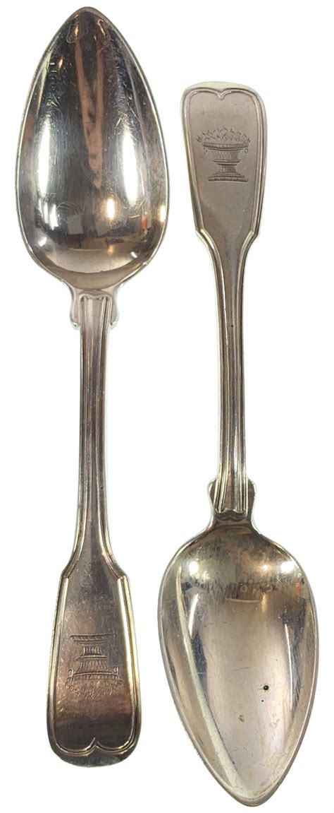 Lot 11 Antique English Sterling Silver Spoons