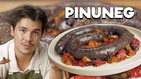 making filipino blood sausage  scratch pinuneg  erwan heussaff