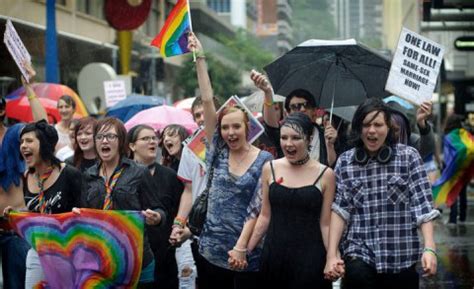 Brisbane Rally For Same Sex Marriage March Th Indymedia