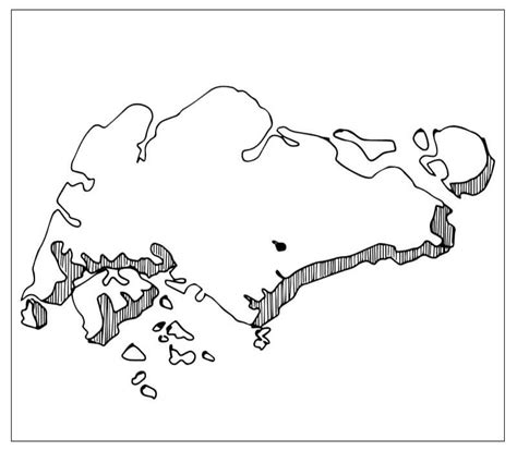 Printable Singapore Map With Outline Free Download And Print For You
