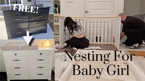 Preparing For Baby Girl S Arrival Building The Crib Refurbishing A