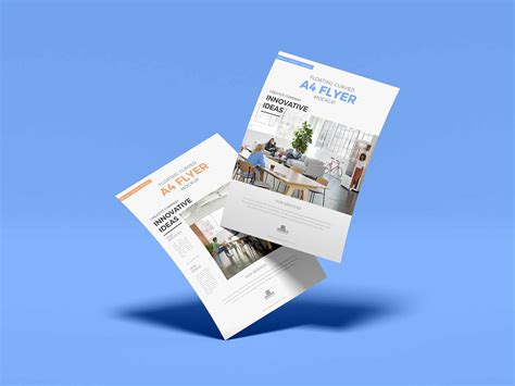 Branding A4 Flyer Mockup | PSD | Free Download | iMockups