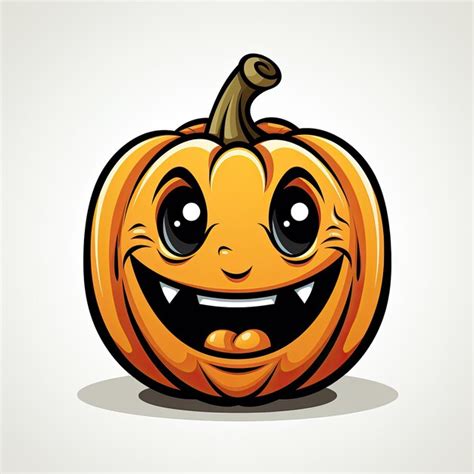 Ilustraci N De Vector De Calabaza De Halloween En Estilo De Dibujos