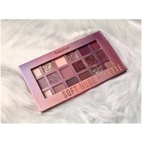 Paleta De Sombras Ruby Rose Soft Nude Shopee Brasil