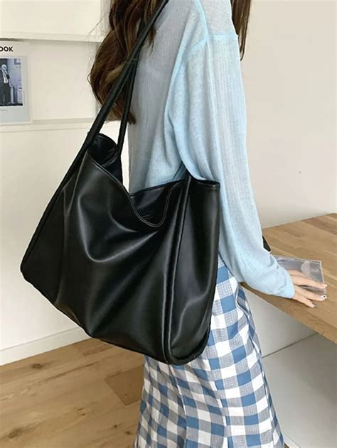 Olivia Mark Minimalist Large Capacity Shoulder Tote Bag Women Tote