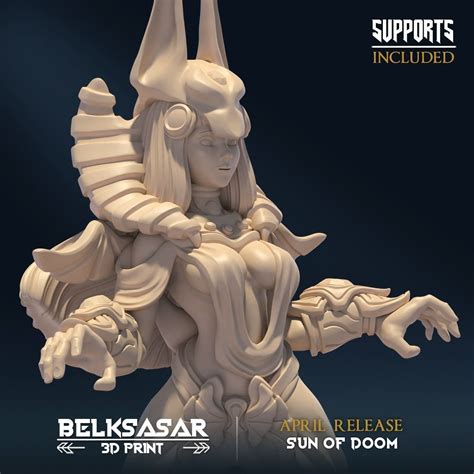 Doom Sun Priestess Nude And Normal D Model D Printable Cgtrader