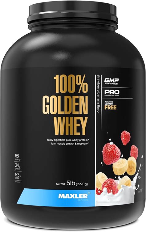 Amazon.com: Maxler 100% Golden Whey Protein - 24g of Protein per ...