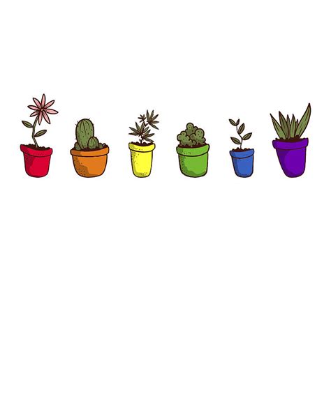 LGBT Funny Gardening Plants Gay Trans Pride Gift Digital Art By P A Fine Art America