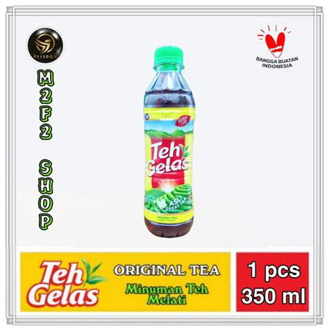 Jual Teh Gelas Original Botol Plastik Pet 350 Ml Kemasan Satuan