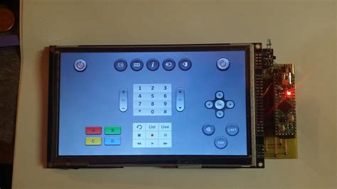 touchscreen tv remote control  scratch hackaday