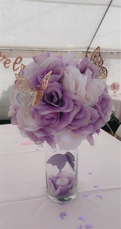 Purple Quinceanera Theme Sweet Party Ideas Quinceanera Quinceanera