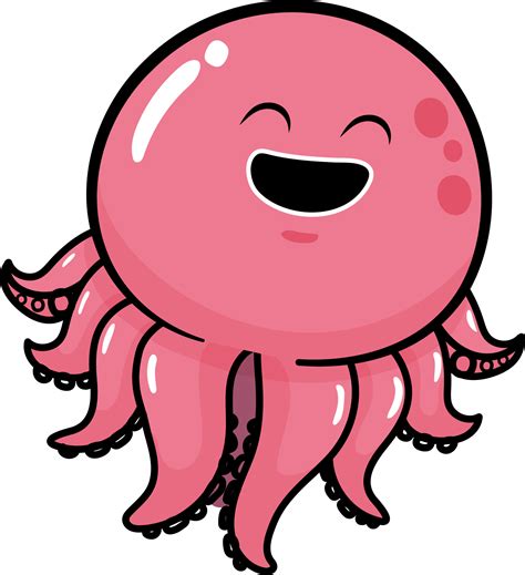 Cute Squid Png 11024065 Png
