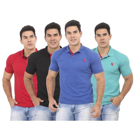 Camisa Polo Plus Size Masculina G G G Cores Diversas Op O De