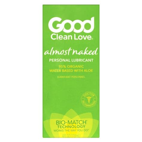 Good Clean Love Almost Naked Organic Personal Lubricant Fl Oz Kroger