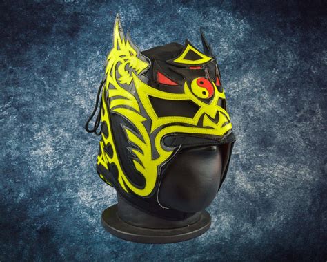 Dragon Lee Wrestling Mask Lucha Libre Mexican Luchador Mask Adult Professional Mask Halloween ...