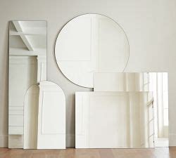 Rienne Frameless Mantel Arch Mirror Pottery Barn