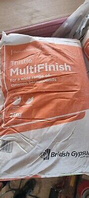 British Gypsum Thistle Multi Finish Plaster 25kg Skim Date July 2023 EBay