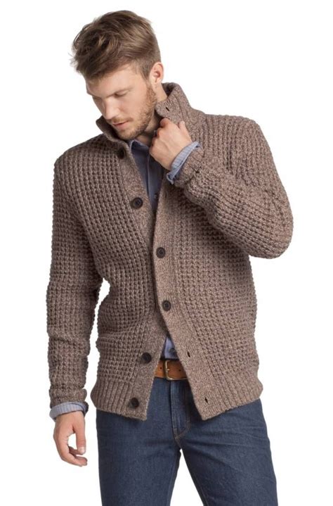 Details Mens Knitted Cardigan Mens Fashion Cardigan Knitwear Men