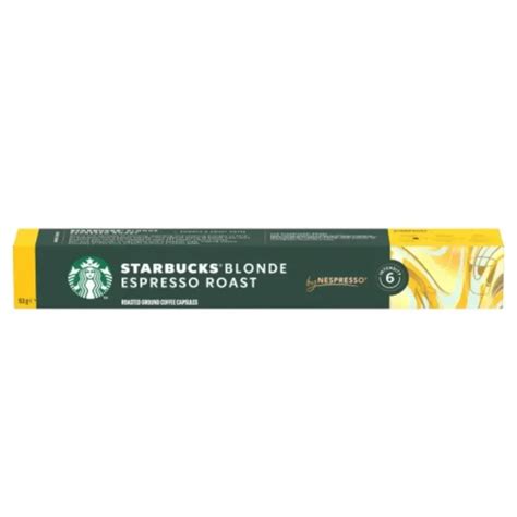 Café Blonde Espresso Roast de Starbucks Exclusividad en cada taza