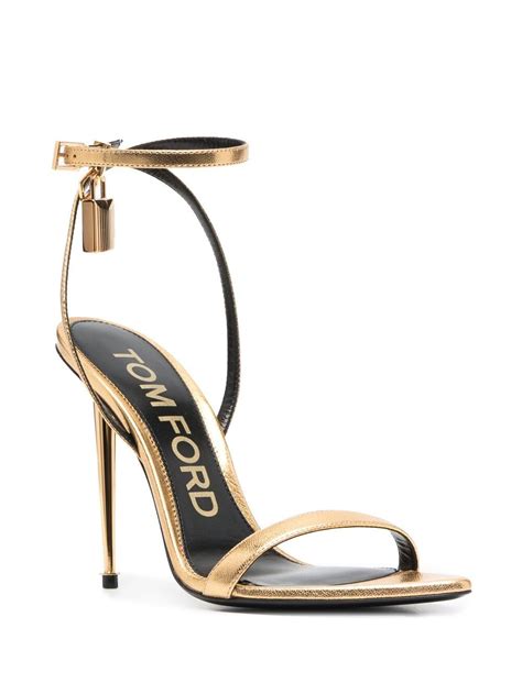 TOM FORD Padlock Detail 120mm Sandals Farfetch