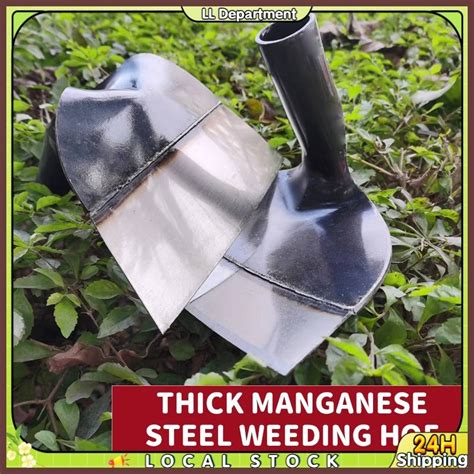 garden tools steel hardened hoe weeding hoe farm handheld rake