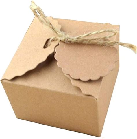 Anyasen St Ck Geschenkbox Kraftpapier Kraftpapier Geschenkbox