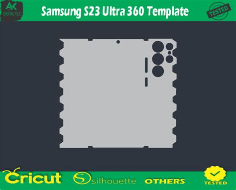 Samsung S23 Ultra 360 Template Skin Vector Template 3 00