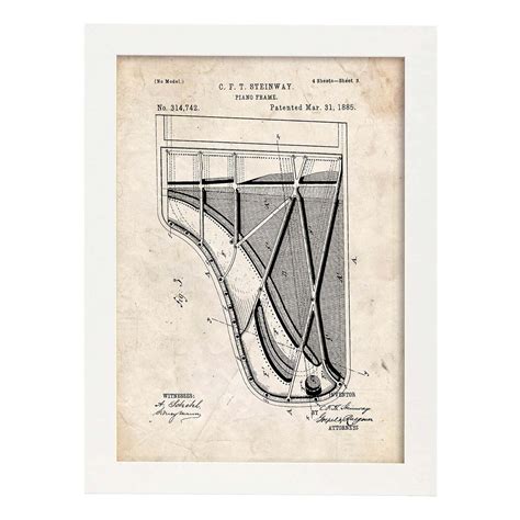 Poster Con Pianoforte Per Pianoforte Musicale Per Pianoforte Foglio