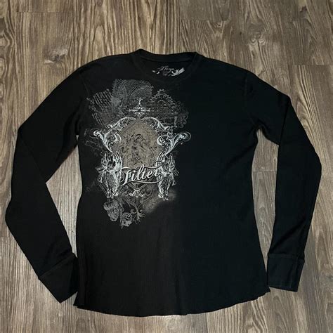 Y K Goth Punk Thermal Size Medium Explore Hot Depop