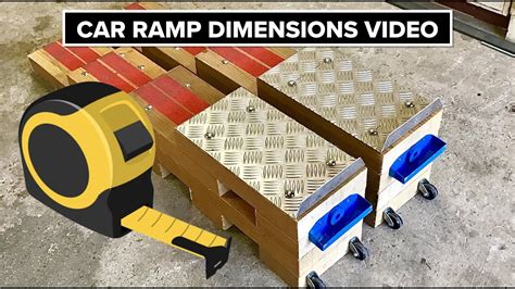 Dimensions Diy Wooden Car Ramps Construction Youtube