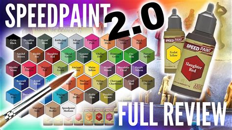 Army Painter FULL Speedpaint Mega Set 2 0 Review YouTube