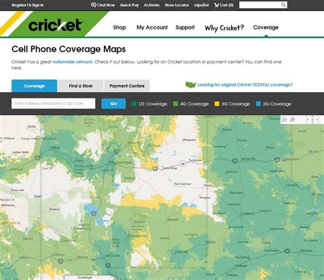 Cricket 5G Coverage Map