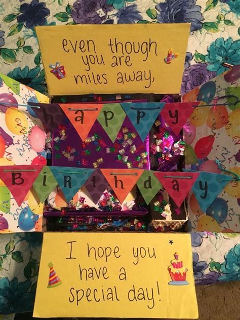 Happy Birthday Care Package DIY Care Package Ideas For College