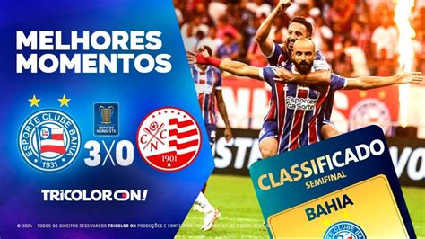 Bahia 3 x 0 Náutico Tricolor elimina Timbu e avança para semifinal da