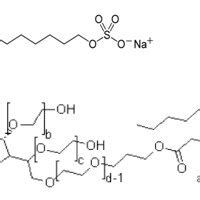 Molecular Structure Of The Surfactants Used In This Study A Sls