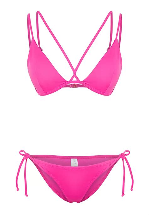 Buy Trendyol Triangle Bias Bikini Top Bottom Online Zalora